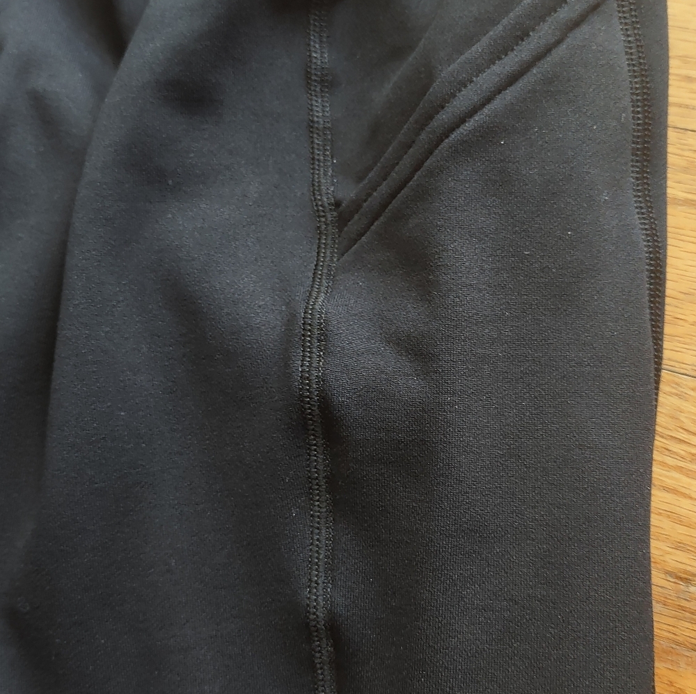 KERRITS Women's Black Breeches Leggings Riding Pants Stretch S Panels Pockets - Picture 8 of 11